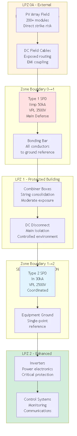 DC Surge Protection System Design: Multi-Stage Coordination 2025 - Process flow diagram