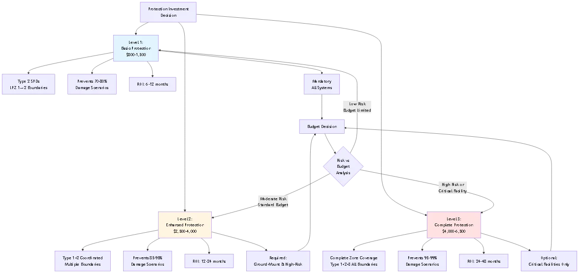 PV Lightning Protection Engineering: Zone Protection Concept 2025 - Process flow diagram