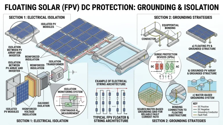 floating solar fpv dc protection feature
