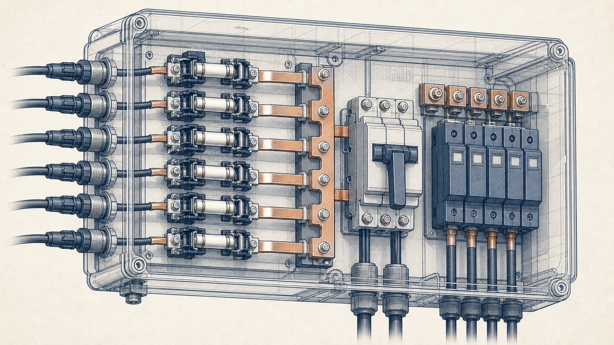 PV Combiner Box: engineering anatomy