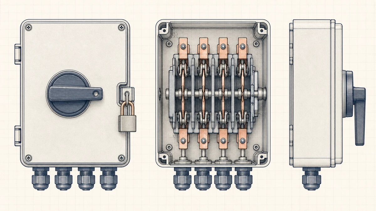 DC Switch Disconnector: engineering anatomy