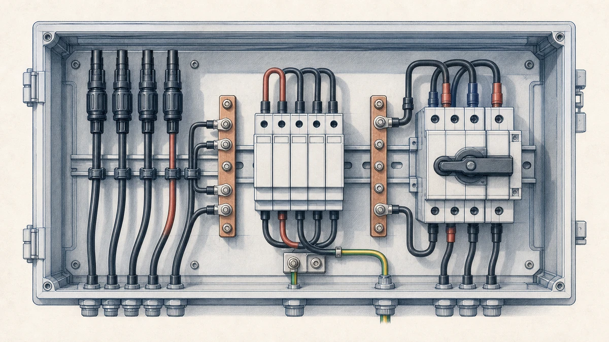 PV Combiner Box: engineering anatomy