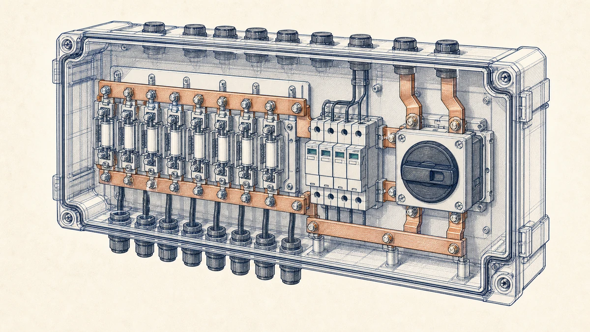 PV Combiner Box: engineering anatomy