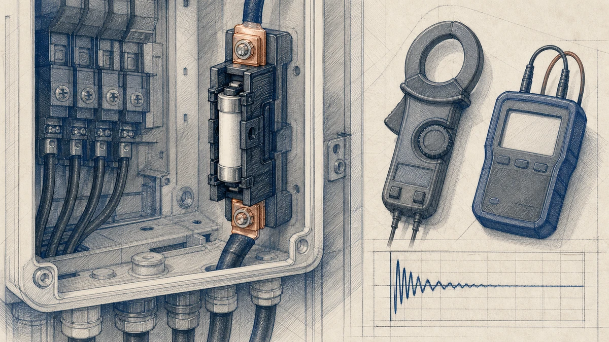 PV Combiner Box: test or measurement