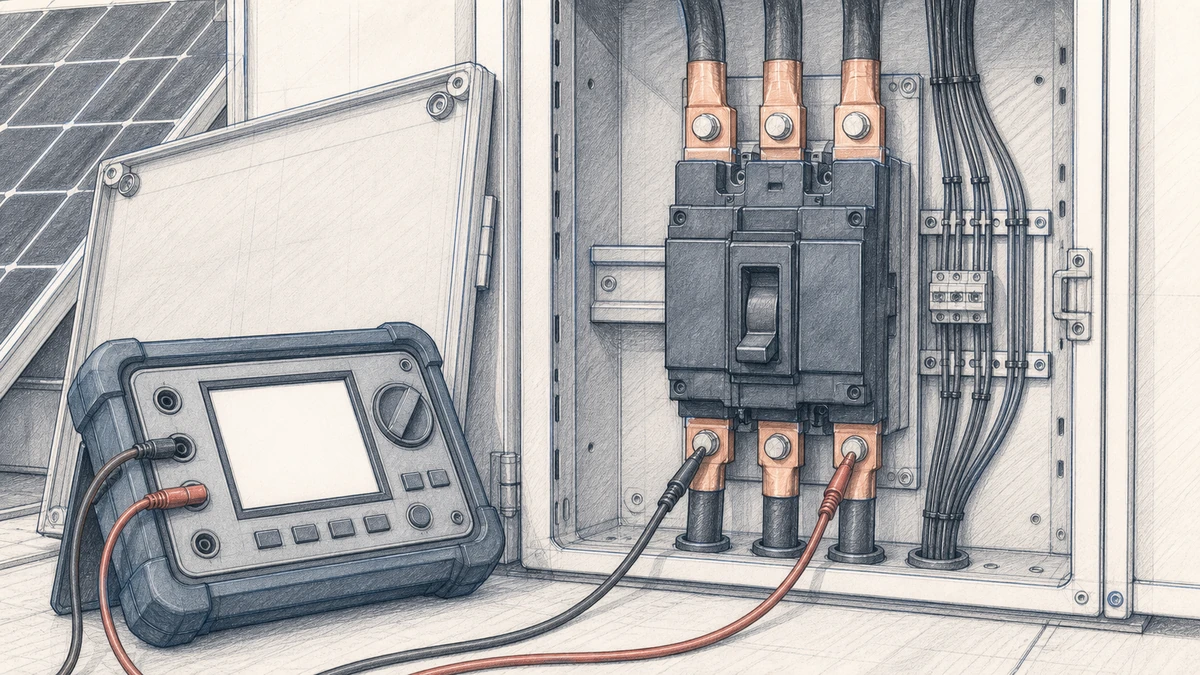 DC Circuit Breaker: test or measurement