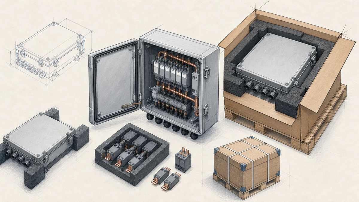 PV Combiner Box: supply handover